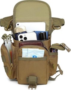 Verk Torba saszetka biodrowa na nogę wojskowa taktyczna pojemna militarna nerka Torba saszetka biodrowa na nogę wojskowa taktyczna pojemna militarna nerka 5