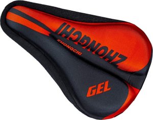 Verk Nakładka żelowa amortyzująca na siodełko rowerowe 3d pokrowiec profilowana Nakładka żelowa amortyzująca na siodełko rowerowe 3d pokrowiec profilowana 4