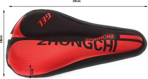Verk Nakładka żelowa amortyzująca na siodełko rowerowe 3d pokrowiec profilowana Nakładka żelowa amortyzująca na siodełko rowerowe 3d pokrowiec profilowana 7
