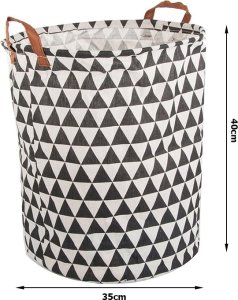 Verk Kosz składany na pranie zabawki pojemnik duży xl Kosz składany na pranie zabawki pojemnik duży xl 3