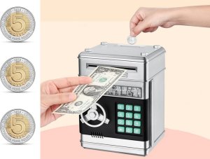 Verk Skarbonka sejf bankomat na kod dostępu banknoty Skarbonka sejf bankomat na kod dostępu banknoty 3