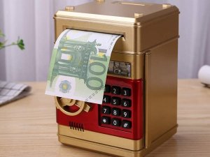 Verk Skarbonka sejf bankomat na kod dostępu banknoty Skarbonka sejf bankomat na kod dostępu banknoty 3