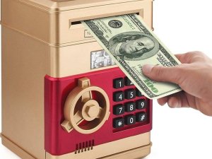 Verk Skarbonka sejf bankomat na kod dostępu banknoty Skarbonka sejf bankomat na kod dostępu banknoty 8
