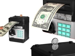 Verk Skarbonka sejf bankomat na kod dostępu banknoty Skarbonka sejf bankomat na kod dostępu banknoty 3