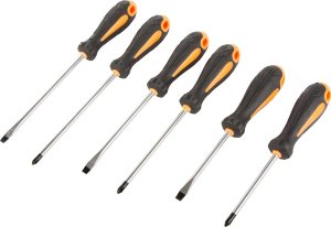 Verk Zestaw śrubokrętów wkrętaków z magnesem 6szt mocne Zestaw śrubokrętów wkrętaków z magnesem 6szt mocne 3