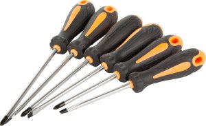 Verk Zestaw śrubokrętów wkrętaków z magnesem 6szt mocne Zestaw śrubokrętów wkrętaków z magnesem 6szt mocne 9