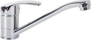 Bateria kuchenna Verk Bateria kuchenna zlewozmywakowa kran chrom długa Bateria kuchenna zlewozmywakowa kran chrom długa 5