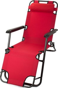 Verk Leżak ogrodowy plażowy składany poduszka grawitacyjny wzmocniony miękki Leżak ogrodowy plażowy składany poduszka grawitacyjny wzmocniony miękki 3