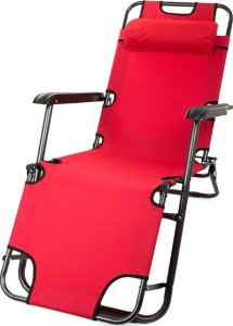 Verk Leżak ogrodowy plażowy składany poduszka grawitacyjny wzmocniony miękki Leżak ogrodowy plażowy składany poduszka grawitacyjny wzmocniony miękki 6