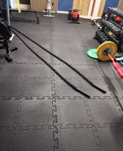 UnderFit Puzzle gumowe 25 mm 2 m2 + zakończenia 3