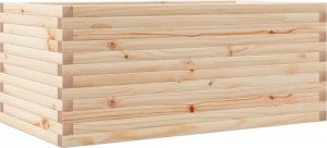 vidaXL Donica ogrodowa, 110x60x46 cm, lite drewno sosnowe 7