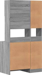 vidaXL Szafka kuchenna, szary dąb sonoma, 95x50x180 cm 6