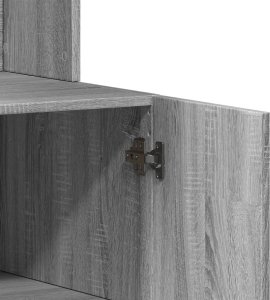 vidaXL Szafka kuchenna, szary dąb sonoma, 95x50x180 cm 8