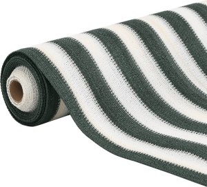 vidaXL Siatka cieniująca, zielono-biała, 2x10 m, HDPE, 195 g/m 3