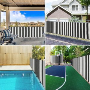 vidaXL Siatka cieniująca, antracytowo-biała, 2x25 m, HDPE, 75 g/m 7