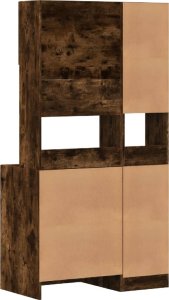 vidaXL Szafka kuchenna, przydymiony dąb, 95x50x180 cm 6