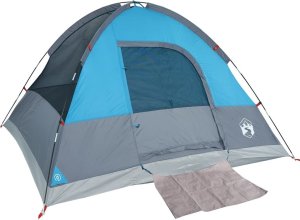 Namiot turystyczny vidaXL Namiot turystyczny, kopułowy, 4-os., niebieski, wodoszczelny 5