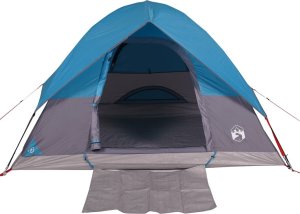 Namiot turystyczny vidaXL Namiot turystyczny, kopułowy, 4-os., niebieski, wodoszczelny 8