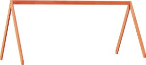 vidaXL Łóżko z piętrem i daszkiem, woskowy brąz, 80x200 cm 8