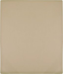 vidaXL Prześcieradła, 2 szt., taupe, 100x200 cm, dżersej bawełniany 1