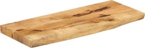 vidaXL Blat stołu, 70x30x2,5cm, naturalna krawędź, surowe drewno mango 2