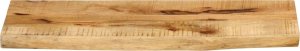 vidaXL Blat stołu, 70x30x2,5cm, naturalna krawędź, surowe drewno mango 3