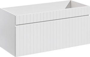 Comad Szeroka szafka pod umywalkę, Iconic, 100x46x46 cm, biały, mat 1