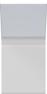 Kinkiet vidaXL Kinkiety zewnętrzne LED, 2 szt., białe, odlewane aluminium 5