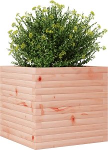 vidaXL Donica ogrodowa, 50x50x46 cm, lite drewno daglezjowe 4