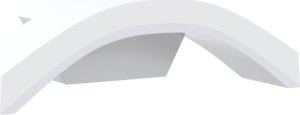 Kinkiet vidaXL Kinkiety zewnętrzne LED, 2 szt., białe, odlewane aluminium 4