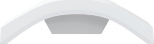 Kinkiet vidaXL Kinkiety zewnętrzne LED, 2 szt., białe, odlewane aluminium 5