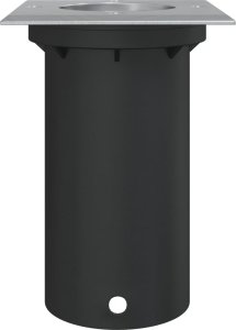 vidaXL Lampy najazdowe, kwadratowe, czarne, 10,5x10,5 cm, aluminium 4