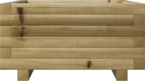 vidaXL Donica ogrodowa, 50x50x26,5 cm, impregnowane drewno sosnowe 5