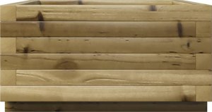 vidaXL Donica ogrodowa, 50x50x26,5 cm, impregnowane drewno sosnowe 6