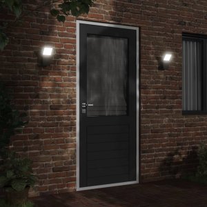 Kinkiet vidaXL Zewnętrzny kinkiet LED, czarny, odlewane aluminium 3