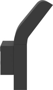 Kinkiet vidaXL Zewnętrzny kinkiet LED, czarny, odlewane aluminium 6