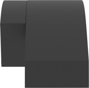 Kinkiet vidaXL Kinkiety zewnętrzne LED, 2 szt., czarne, odlewane aluminium 6