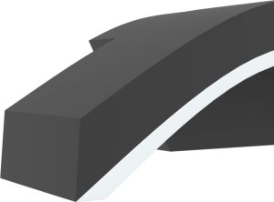 Kinkiet vidaXL Kinkiety zewnętrzne LED, 2 szt., czarne, odlewane aluminium 8