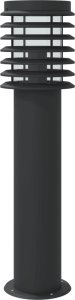 vidaXL Lampy ogrodowe na słupku, z czujnikiem, 3 szt., czarne, 60 cm 6