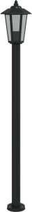 vidaXL Lampa ogrodowa na słupku, czarna, 120 cm, stal nierdzewna 6
