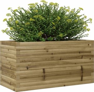 vidaXL Donica ogrodowa, 90x40x46 cm, impregnowane drewno sosnowe 4