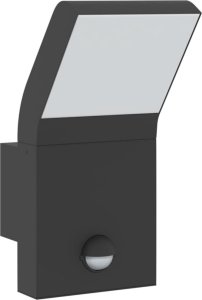 Kinkiet vidaXL Zewnętrzny kinkiet LED z czujnikiem, czarny, odlewane aluminium 4