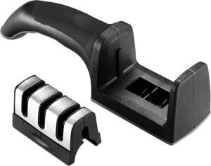 ATL AG422F Ostrzałka do noży 3 stopniowa      czarna 4