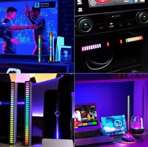 Kolumna ATL ZS52 Korektor graficzny dźwięku 32led 5