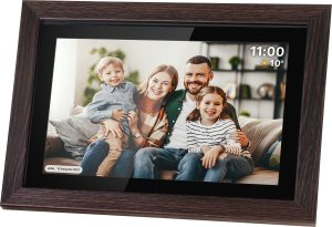 Ramka cyfrowa Kruger&Matz Cyfrowa ramka Kruger&amp;Matz na zdjęcia FRAMEO Wi-Fi 10,1&quot; drewniana ramka 2