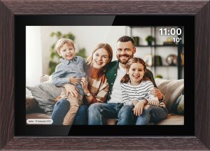 Ramka cyfrowa Kruger&Matz Cyfrowa ramka Kruger&amp;Matz na zdjęcia FRAMEO Wi-Fi 10,1&quot; drewniana ramka 5