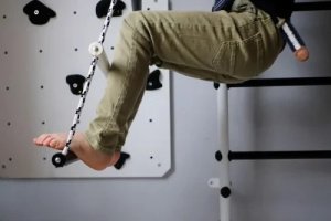 Gamma Drabinka gimnastyczna metalowa błękitna Gamma Plus 6