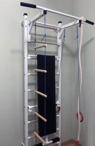 Małpiszon Drabinka gimnastyczna do ćwiczeń czarna Maximus Plus 2