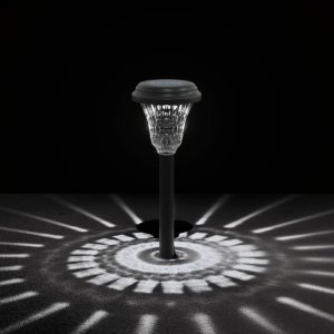 Kinkiet vidaXL Solarne lampki ogrodowe, z kolcem, 12 szt., białe światło 7