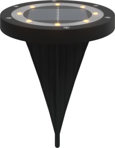 Kinkiet vidaXL Solarne lampki gruntowe, z kolcami, 12 szt., ciepłe białe 3